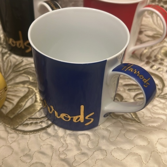 Harrods - espresso multi color set of 5 cups - NWOT - Picture 2 of 4